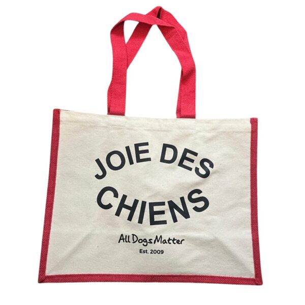 Joie Des Chiens canvas bag - available in 2 new colours - Image 2